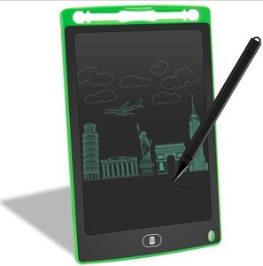 Hızlı 8.5 inç kaba el yazısı renkli yazma tablet taşınabilir lcd elektronik not defteri çizim grafik pad blackboard düğmesi pil ile