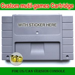 La cartuccia SENS Mutil-Games per console SNES può mescolare il tuo ordine Spedizione gratuita tramite DHL Batteria Risparmia versione US/CAV