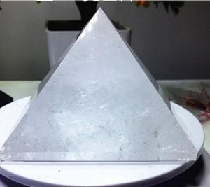 Wholesale white house crystal for sale - Group buy Natural white crystal Pyramid evil town house feng shui ornaments ten cm standard in Pyramid