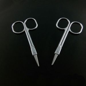 Piccole forbici forbici per peli del naso in acciaio inossidabile per unghie e strumenti per il trucco