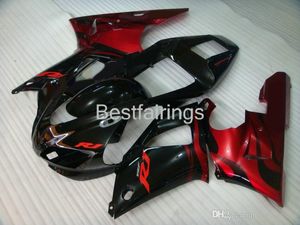 ZXMOTOR Free custom fairing kit for YAMAHA R1 1998 1999 red black fairings YZF R1 98 99 FG36