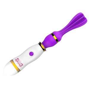 12 Geschwindigkeits-vibrierender AV-Stab Klitoris-Zauberstab-Massagegerät Vibrator Klitoris-Stimulator Sexprodukte Erwachsenes Geschlecht spielt für Frau VI-166A