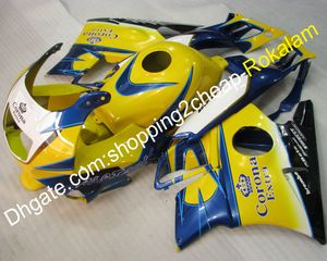 Feeding personalizado para Honda CBR600 F2 Caideiras 1991 1992 1993 1994 CBR 600 600F2 Amarelo Azul Branco Aftermarket Kits