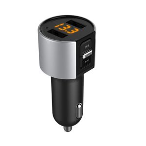 C26S Многофункциональный Автомобильный Bluetooth FM-передатчик беспроводной радио адаптер 5V / 3.4A Dual USB адаптер MP3-плеер автомобиля USB зарядное устройство