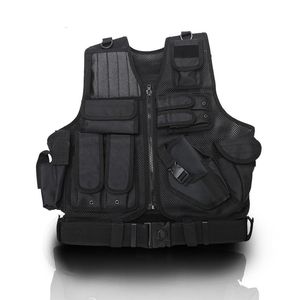 Outdoor Tactical Molle Kamizelka Sporty Kamuflaż Body Armor Combat Assault Waistcoat No06-011