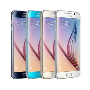 Оригинальное Восстановленное Samsung Galaxy S6 G920F G920A G920T разблокирована окт сердечник 5,1 '' 32GB ROM 3GB RAM Android смартфон