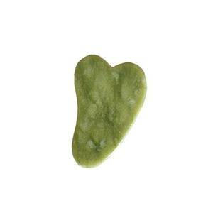 JD008 Natural Green Jade Guasha Board för Gua Sha Scraping Therapy Behandling