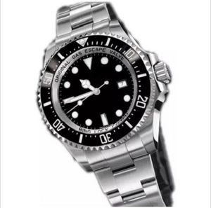 Модные мужские брендовые автоматические часы Seadweller с керамической рамкой, оригинальная застежка, мужские механические часы с ремешком из нержавеющей стали, мужские наручные часы