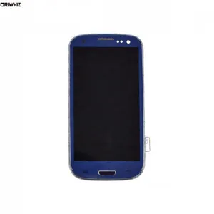 Samsung Galaxy S3 i9300 S4 i9500 S5 i9600 G900 Frame ile için ORIWHIZ LCD Ekran Dokunmatik Ekran Sayısallaştırıcı Meclisi Yedek Parçaları