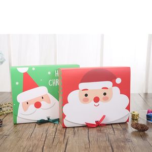 Christmas Gift Wrap Cartons Customized Box Large Folding Santa Claus Cake traktatie kinderen verjaardag