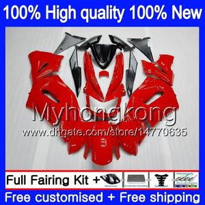 Bodys for Kawasaki 650R ER6 F 650 R ER-6F 2006 2007 2008 204MY.39 ER 6 F 650R-ER6F ER6F 06 08 ER 6F 06 07 08 Factory Red Fulling Full Fairing