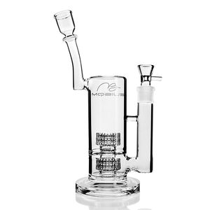 Mobius Hookahs Glass Water Bongs Smoking Glasses Water Pipes Heady Dab Rigsユニークな18mmボウル11インチ