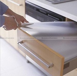 Wholesale-ShanghaiMagicBox Clear Drawer Mat 59x12" Shelf Liner Cabinet Storage Pad Kitchen 40414328