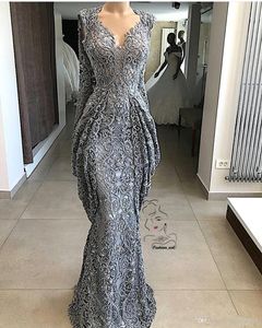 Designed Lace Sheath Evening Dresses Mermaid Sequins Formal Event Party Gowns Plus Size Pageant Dresses Custom Made BC0951