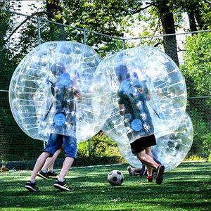 1.5m Şişme Balon Futbol Topu Şişme Tampon Topu Şişme Zorb Topu Kabarcık Futbol Yetişkin veya Çocuk