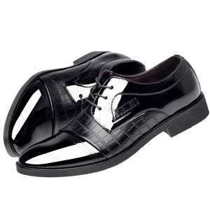 Hot Sale- men crocodile shoes brown dress elegant men shoes formal coiffeur men wedding shoes brand sapatos oxford masculino soulier homme