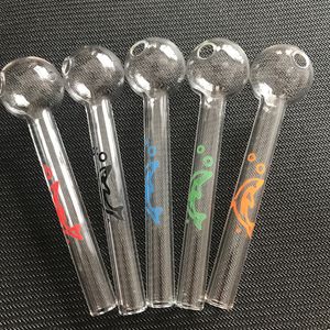 4 polegadas de vidro maior pipes de óleo queimador grande pyrex espesso tube tube óculos Óleos queimando tubulações de água de água de água tabaco