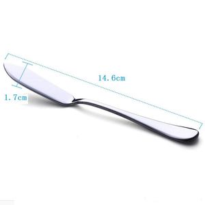 100 Teile/los Edelstahl Besteck Messer Metall Butter Messer Käse Marmelade Streuer Kuchen Messer Backformen Kostenloser DHL