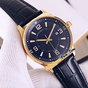 New Polaris Master Date 18K Gold Case 9008480 9068681 Blue Dial Automatic Mens Watch Blue Leather Strap Gents Watcehs Pure_Time 5 Color