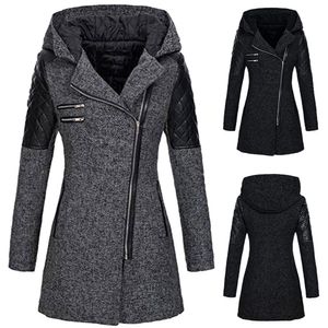 Hooded Winter Parka Plus Size Women Thick Girl Snow Coat Cotton Jacket Fashion Long Overcoat Street Female Solid Ladies Top