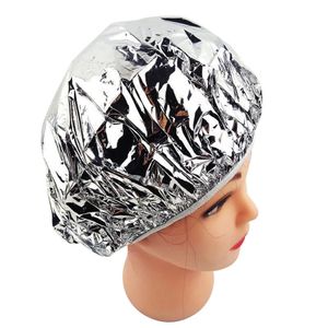 Aluminium Foil Wasserdicht Ultradünnes Bad Hauben Pflegende Dry Einwegduschhaube Backen Öl Haar Mütze 2styles RRA2541