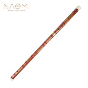 Venta al por mayor de Naomi Flauta China Bambú Flute Woodwind Flauta Instrumentos Musicales Dizi chino en D Key Alta Calidad Nuevo