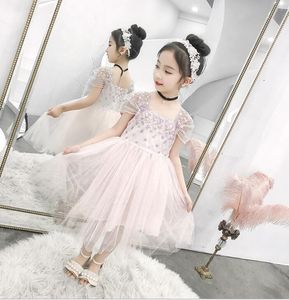 Słodkie dziewczyny Dress 2020 Nowe Lato Dziewczyny Odzież Kwiat Księżniczka Dress Dzieci Letnie Ubrania Baby Girls Dress Casual GD151