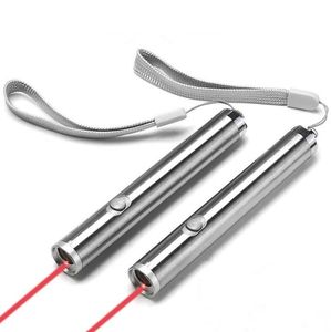 lanterna ponteiro laser Mini liga de alumínio Led Lâmpadas Pen Medical Torch Rodada em forma de lua luzes chaveiro tocha 2 em brinquedo de gato 1 pet