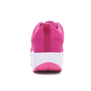 뜨거운 판매-여성 캐주얼 신발 높이 플랫 통기성 웨지 테니스 페미니노 여성 신발 바구니