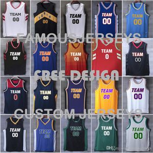 Alla Stitched A +++ Basketsträngar Beställningsspelare Broderad Premier Jersey Classic Game Uniform Gratis Designer Jersey XXS-6XL