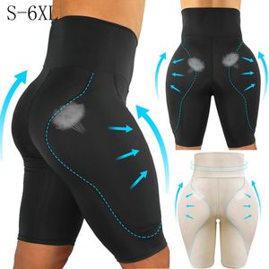Men FAKE ASS Body Shapers High Waisted Side Booty Padded Seamless Tummy Control Panties Shapewear Boxer Hip Enhancer Butt Lifter Underwear Plus Size 6XL