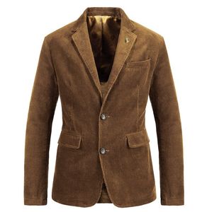 Erkek Takım Elbise Blazer Erkek Takım Elbise Retro Moda Rahat Kadife Slim Fit Düz Renk Erkek Kişilik Ceket Büyük Boy M-4XL