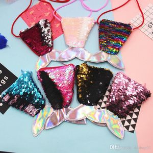 Pink sugao coin purse wallet designer crossbody bag fish animal sequined mini purse for women and children girl small wallet