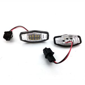 1 Pair White OEM-Fit LED License Plate Light For Honda Civic Accord Odyssey For Acura MDX RL TL TSX ILX License Lamp