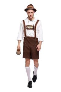 Erwachsene Männer Deutschland Bayerischer Karneval Das Münchner Oktoberfest Kostüm Bierkellner Cosplay Halloween Fancy Party