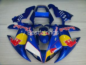 Hochwertiges Spritzguss-Verkleidungsset für Yamaha R1 2002 2003, gelb-blaue Verkleidungen, YZF R1 02 03 RT58