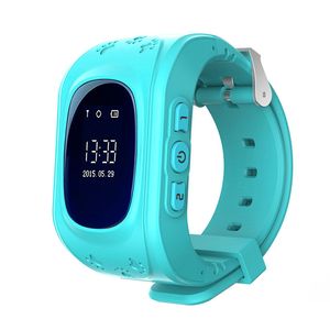 Q50 GPS LBS Smart Watch Kids Aged Smart Wristwatch Passometer SOS Call Location Finder Wearable Devices Stöd 2G LTE Watch för Android iOS