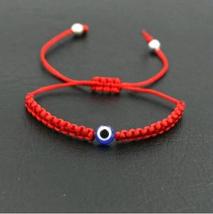 20pcs/10set Lucky Turkish Evil Eye Braid Bracelet Red Blue Rope Thread String Men Women Chakra Bracelets Couples Jewelry