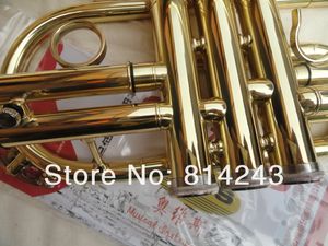 OVES Good Quality Bb Tone Students The Cornet Brass Gold Lacquer Trumpet New Arrival Musical Instruments With Case Free Shipping