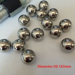 10 pz/lotto Dia 30.163mm sfere in acciaio cuscinetto a sfere in acciaio di precisione G16 Diametro di alta qualità 30.163mm