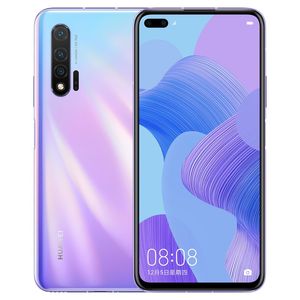 Original Huawei Nova 6 4G LTE Cell Phone 8GB RAM 128GB ROM Kirin 990 Octa Core 6.57" Full Screen 40MP NFC Fingerprint ID Smart Mobile Phone