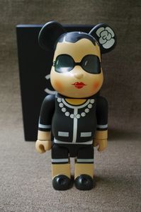 Gorąca sprzedaż 28 cm 11 cali 400% Bearbrick Luxus Lady CH staje się zabawkami Medicom Figures z małym pudełkiem