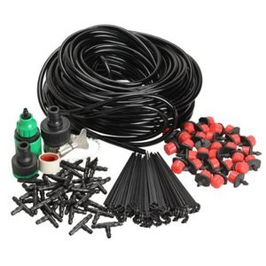 Diy Micro Drip Irrigation System Plant Self Watering Garden Kits With 50m Hose C19041901