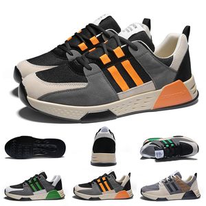 Drop Shipping Mens Buty Runningowe Fajne Szary Czarny Pomarańczowy Niebieski Oddychający Jogging Walking Męskie Trenerzy Sneakers Rozmiar 39-44 Made In China