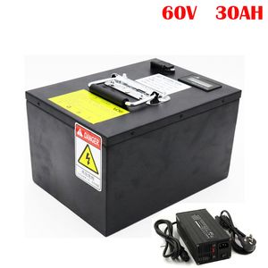 Rechargable li-ion battery pack 60V 30AH for electric motorcycle EV with BMS CHARGER