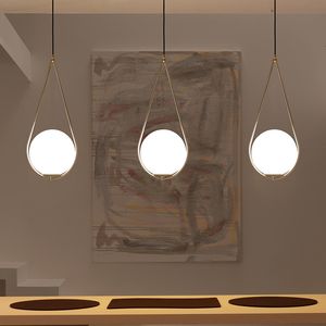 Nordic Glass Ball Pendant Light Modern Round Global Hanging Light  pendant lamp Decorative Pendant Lighting Fixture