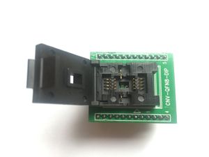 QFN8 auf DIP8 Programmieradapter WSON8 DFN8 MLF8 auf DIP8 1,27 mm Rastermaß, IC-Gehäusegröße 8 x 6 mm, IC-Tes-Sockel und Burn-In-Sockel