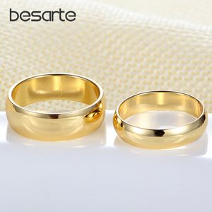 Para pierścionków złoty pierścionek zaręczynowy dla mężczyzn kobiet sojusz Casamento Bague Mariage Hommes Alianca Anillo Alien Wedding Jewelry