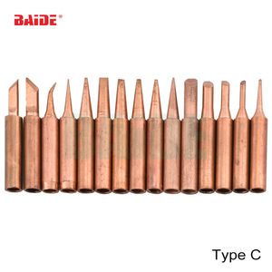 Lead-free 900M-T Metal Solder Soldering Iron Tips for Hakko Soldering Rework Station Repair Tools Set