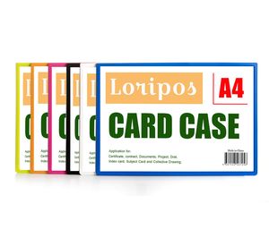 A4 Magnetic Card Case Certifikat Hållare Ram Metall Hylla Pris Talare ADS Promotion Label Sign Pop Affisch Banner Display Rack